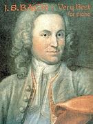 Bach Very Best piano sheet music cover